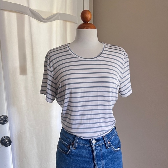 Alain Manoukian Striped Tee - Picture 1 of 5